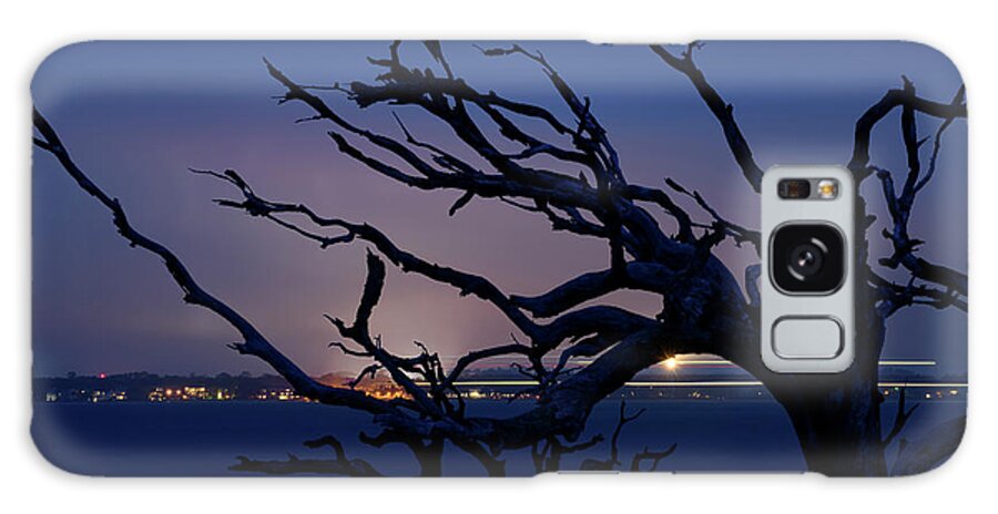 Driftwood Beach Galaxy Case featuring the photograph Life Beyond the Graveyard of Trees by James Covello
