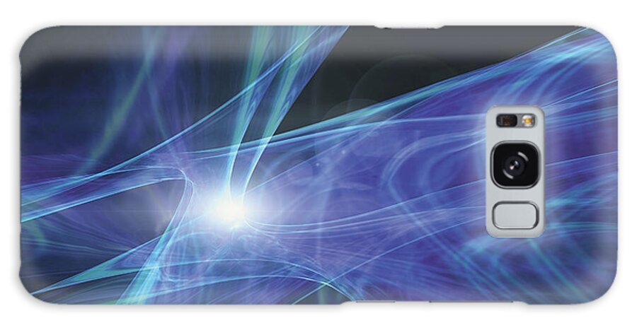 Motion Galaxy Case featuring the photograph Light In Transparent Waves by Don Bishop