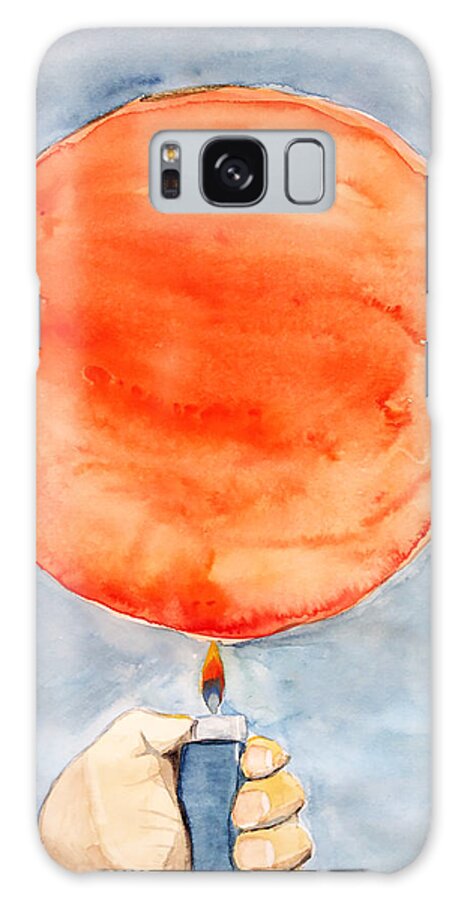 Sun Galaxy Case featuring the painting Light by Keshava Shukla