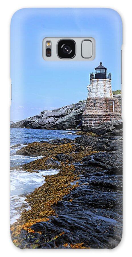Lighthouse Galaxy Case featuring the photograph Castle Hill Lighthouse 6 by Doolittle Photography and Art