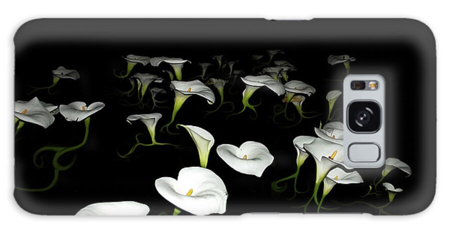 Farmboyzim Galaxy Case featuring the photograph Lily's Dancing in the Night by Harold Zimmer