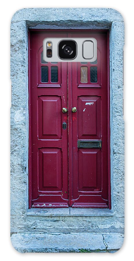 Lisbon Door 2 Galaxy Case featuring the photograph Lisbon Door 2 by Michael Blanchette Photography