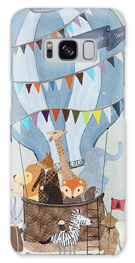 Childrens Galaxy Case featuring the painting Little Adventure Days by Bri Buckley