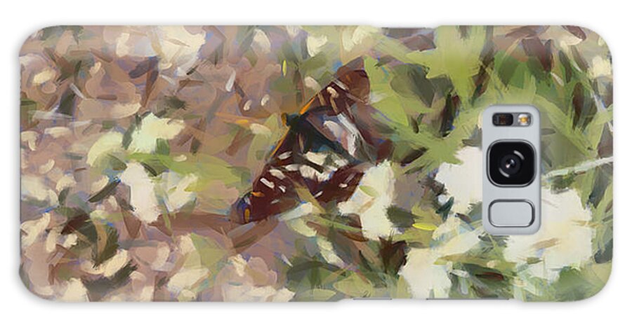 Butterfly Galaxy Case featuring the digital art Little Butterfly by Bernie Sirelson