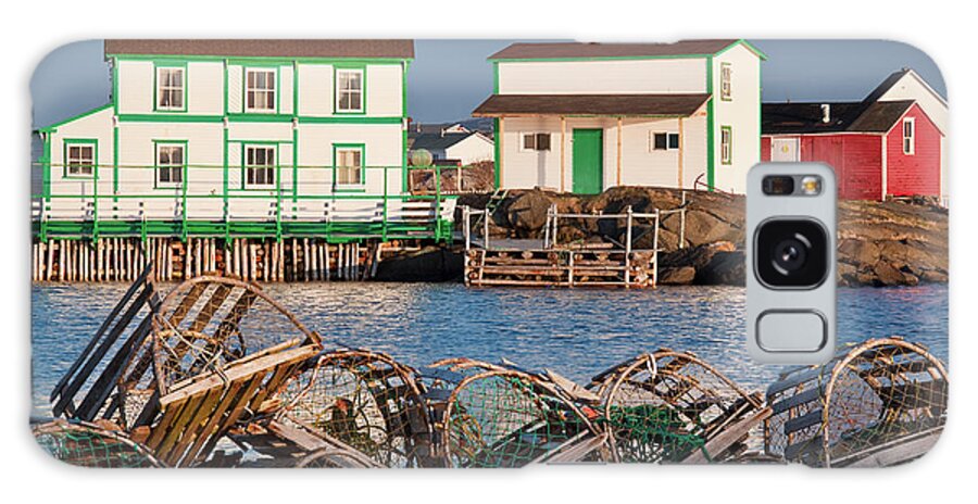 Bay Galaxy Case featuring the photograph Lobster Traps by Michael Blanchette Photography