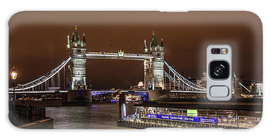 London Galaxy Case featuring the photograph London Tower Bridge at Night by Douglas Wielfaert