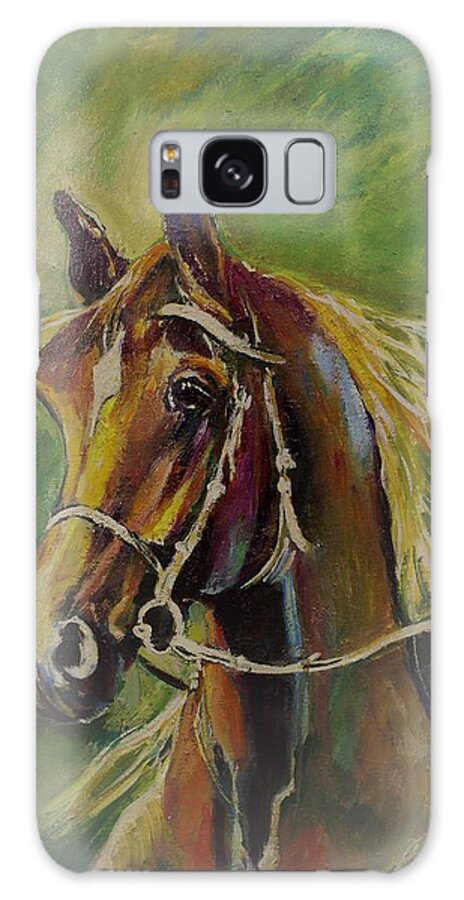Horse Galaxy Case featuring the photograph Looking on by Khalid Saeed