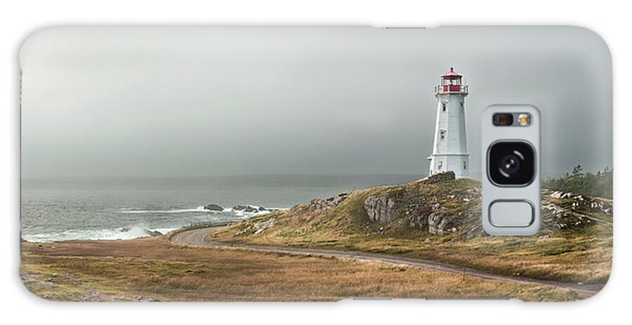 Lighthouse Galaxy Case featuring the photograph Louisbourg Lighthouse by Ginger Stein