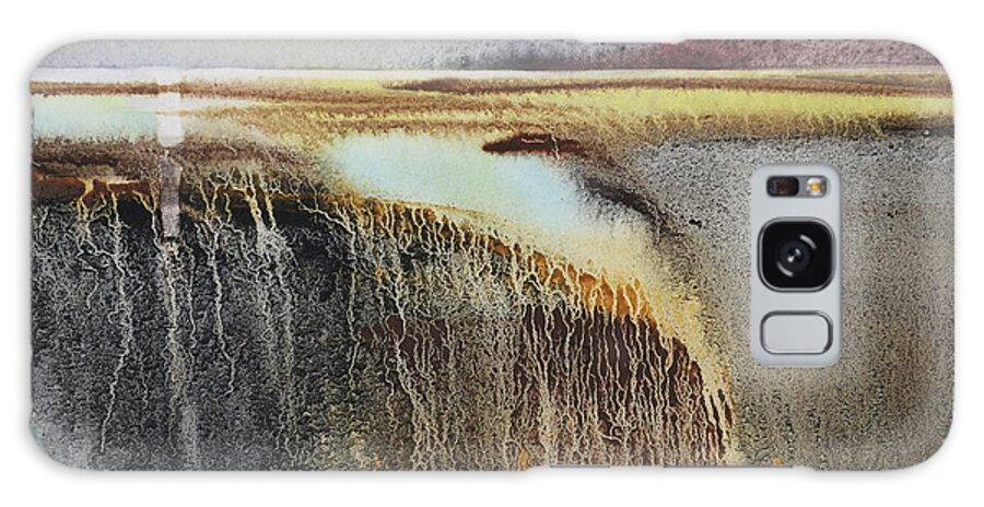 Low Tide Series I Galaxy Case featuring the painting Low Tide Series I by Svetlana Orinko