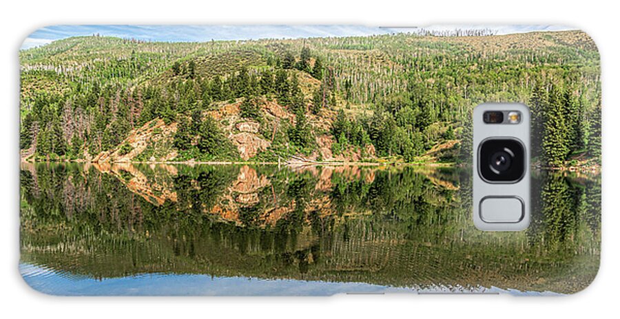 Lower Cataract Lake Galaxy Case featuring the photograph Lower Cataract Lake Reflections by Stephen Johnson