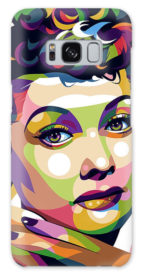 Lucille Galaxy Case featuring the digital art Lucille Ball by Stars on Art