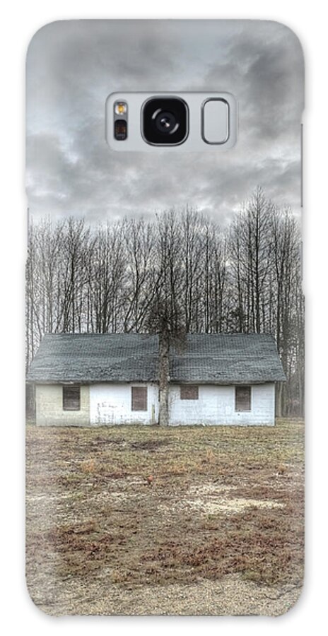 White Cottage On The Edge Of The Woods Galaxy Case featuring the photograph Luna by Geoffrey Ansel Agrons