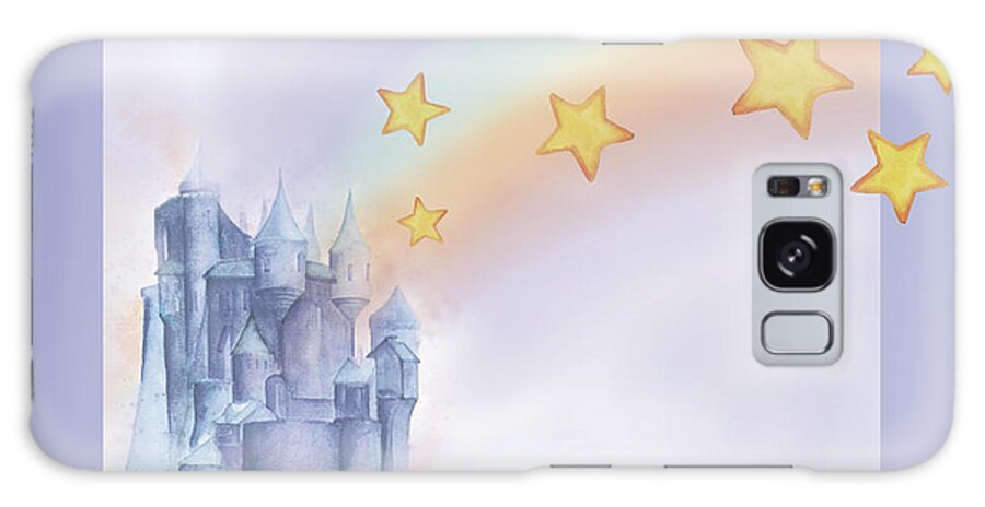 Star Galaxy Case featuring the painting Magic Castle by Maria Trad