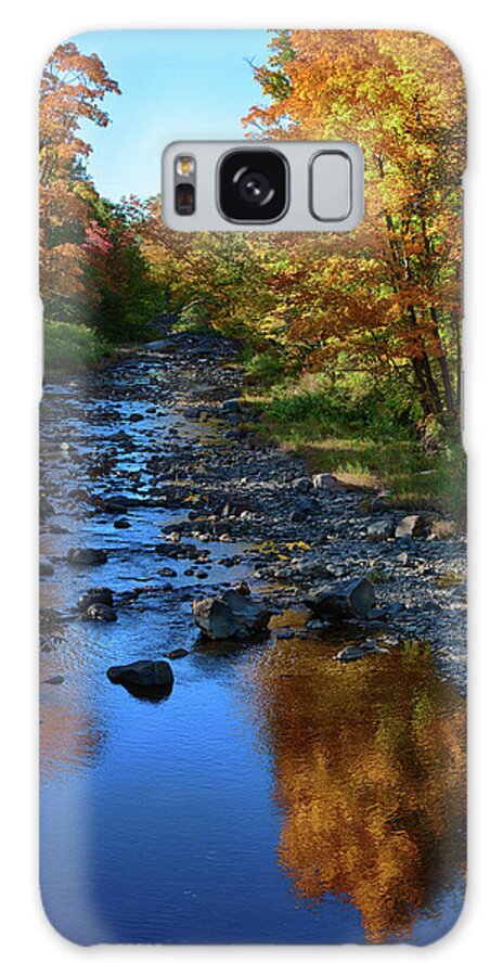 Autumn Foliage New England Galaxy S8 Case featuring the photograph Maine fall color reflection by Jeff Folger