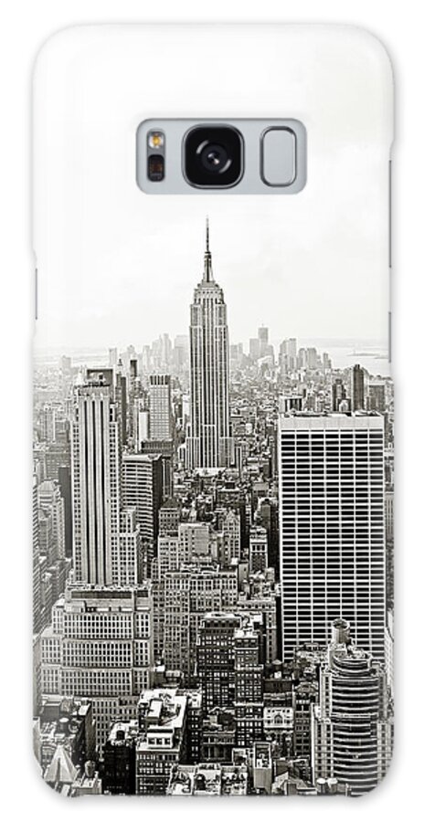 Downtown District Galaxy Case featuring the photograph Manhattan by Ozgurdonmaz