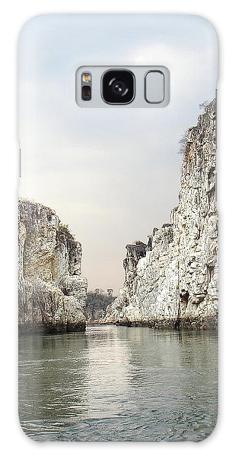 Tranquility Galaxy Case featuring the photograph Marble Rocks Of Bhedaghat by Atul Tater