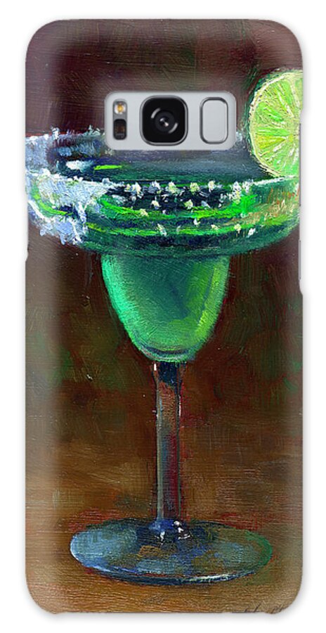 Special Cocktail Galaxy Case featuring the painting Margarita by Hall Groat Ii