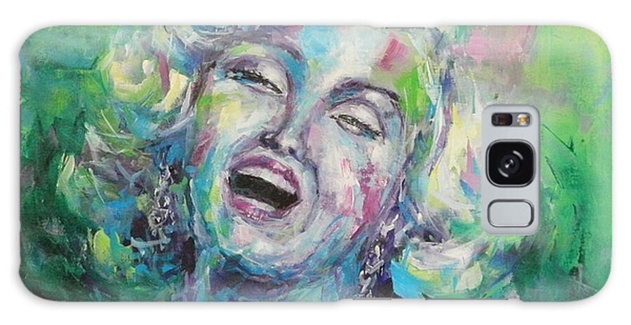 Marilyn Galaxy Case featuring the painting Marilyn #2 by Dan Campbell