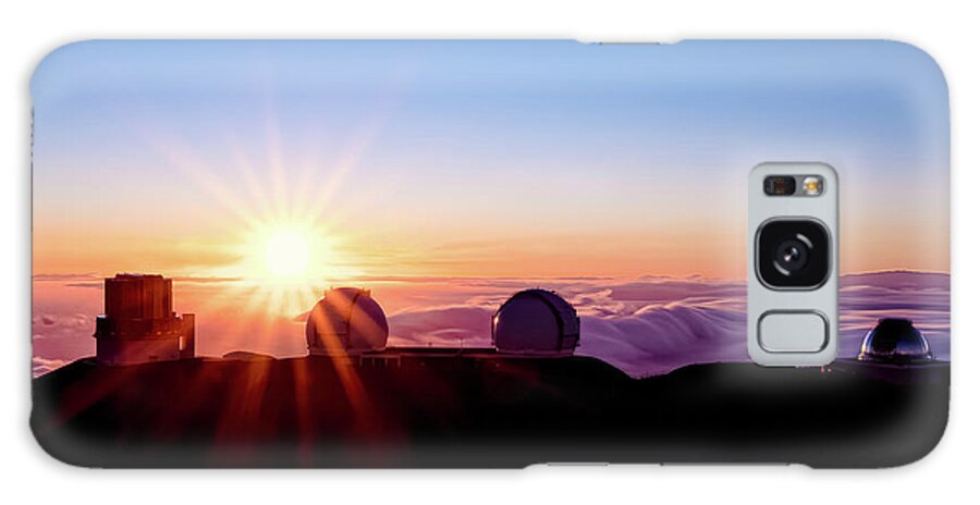 Hawaii Galaxy Case featuring the photograph Mauna Kea Sunset 10x8 by William Dickman