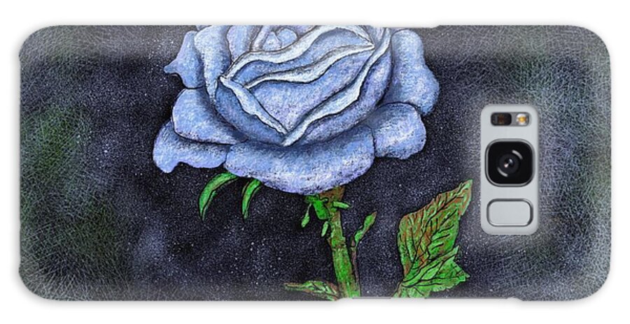Rose Galaxy Case featuring the digital art Midnight Rose by Caroline Street