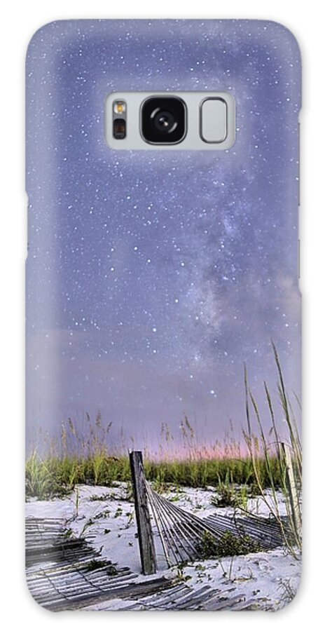 Milky Way Galaxy S8 Case featuring the photograph Milky Way Over The Beach by JC Findley