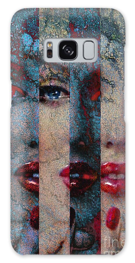 Theo Danella Galaxy Case featuring the painting MMarilyn 132 Q SIS by Theo Danella