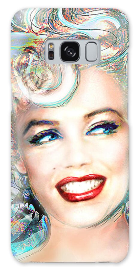 Theo Danella Galaxy Case featuring the digital art MMother Of Pearl by Theo Danella