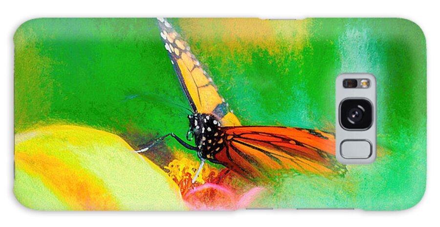 Monarch Galaxy S8 Case featuring the photograph Monarch Butterfly Beautiful Smudge by Don Northup