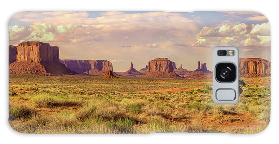 Tranquility Galaxy Case featuring the photograph Monument Valley National Monument by Www.35mmnegative.com