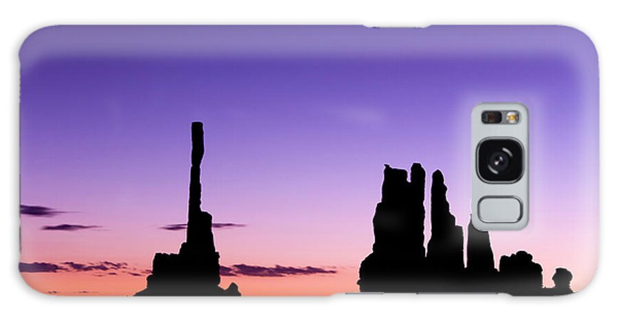 Scenics Galaxy Case featuring the photograph Monument Valley, Totem Pole, Dawn, Yei by Russell Burden