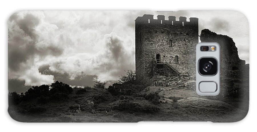 Circa 13th Century Galaxy Case featuring the photograph Moody Old Castle Ruin by Nicolasmccomber