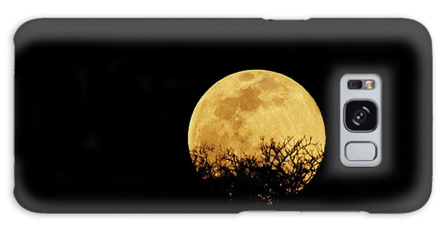 Horror Galaxy Case featuring the photograph Moon Rise by Rollingearth