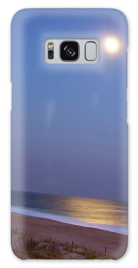 Tranquility Galaxy Case featuring the photograph Moonlight On Ocean by Doris Rudd Designs, Photography