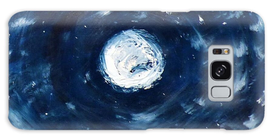 Moon Galaxy Case featuring the painting Moonlit Flight by Bill King