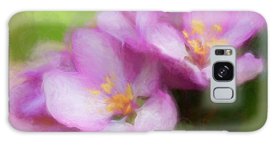 Flower Galaxy Case featuring the photograph Apple Blossoms by Ginger Stein