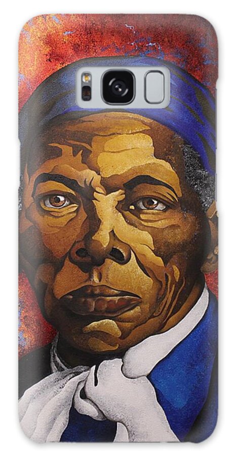 Historical Female Portrait Galaxy Case featuring the painting Ms. Tubman by William Roby