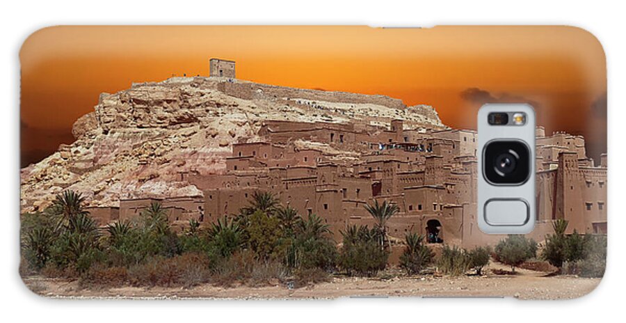 Morocco Galaxy S8 Case featuring the photograph Mud brick buildings of the Ait ben Haddou by Steve Estvanik
