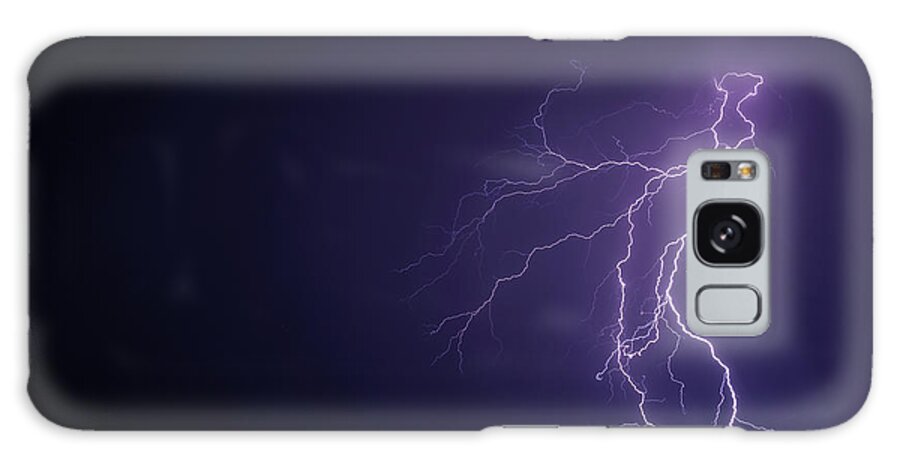 Lightning Galaxy Case featuring the photograph Multi-Branched by Aaron Burrows