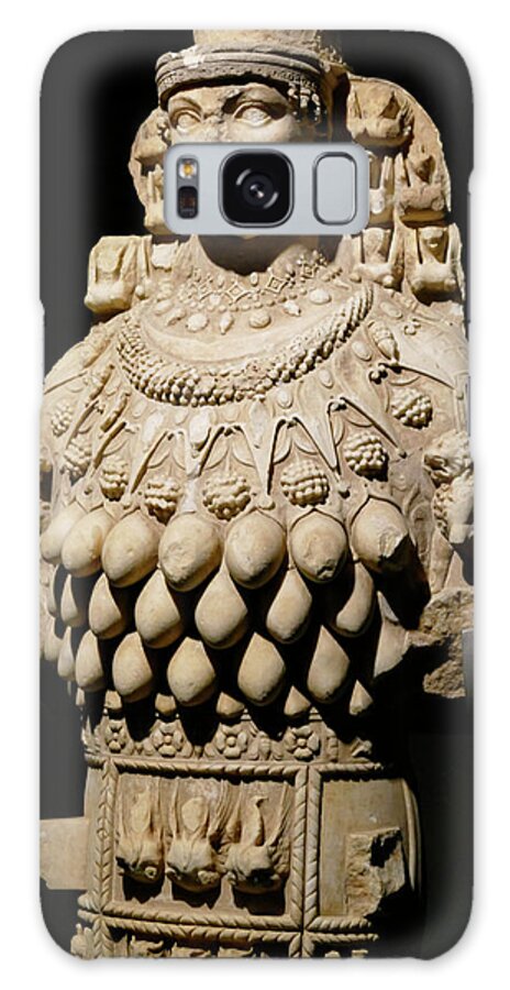 Ephesus Galaxy Case featuring the photograph Multi breasted statue of goddess Artemis by Steve Estvanik