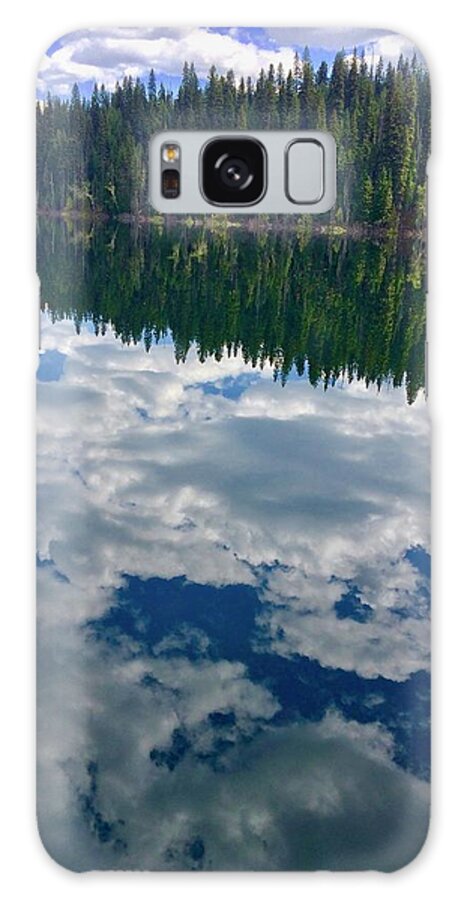 Water Galaxy Case featuring the photograph Murtle lake glass water by Gregory Merlin Brown