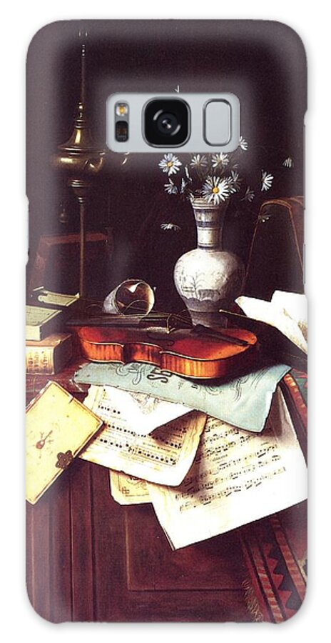 Harnett Galaxy Case featuring the painting Music by Reynold Jay