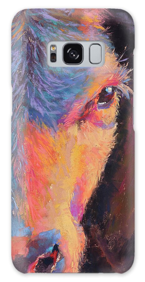 Cow Galaxy Case featuring the painting My Oreo by Susan Jenkins