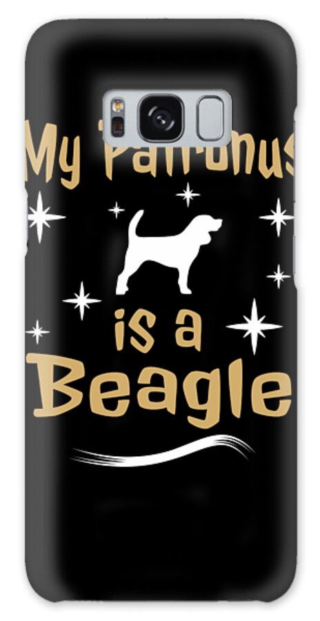 Beagle-pet Galaxy Case featuring the digital art My Patronus Is A Beagle Dog by Dusan Vrdelja
