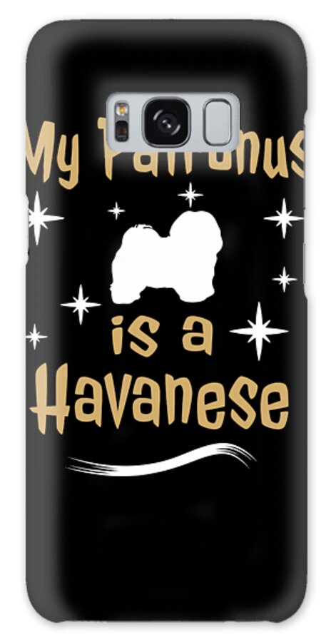 Havanese Galaxy Case featuring the digital art My Patronus Is A Havanese Dog by Dusan Vrdelja