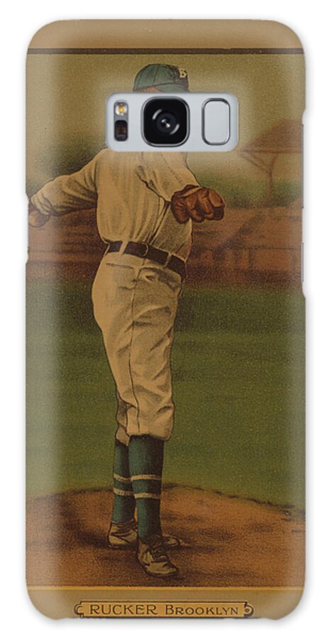 Baseball Galaxy Case featuring the painting Nap Rucker, Brooklyn Dodgers by Unknown