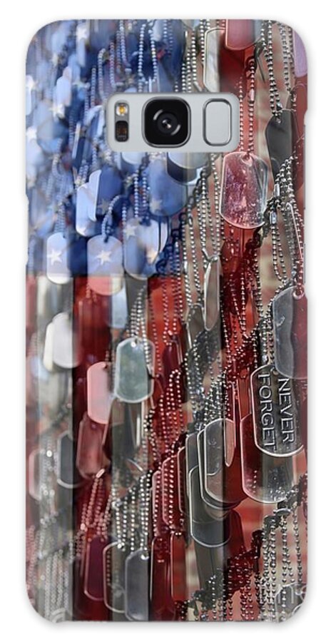 Patriotic Galaxy Case featuring the photograph Never Forget American Sacrifice by DJ Florek