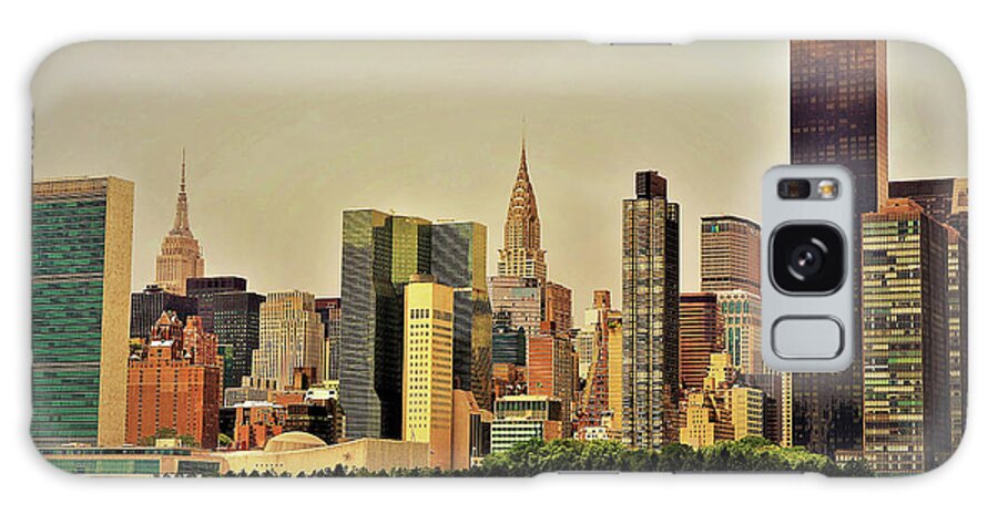 New York Galaxy Case featuring the photograph New York East River by John Clark