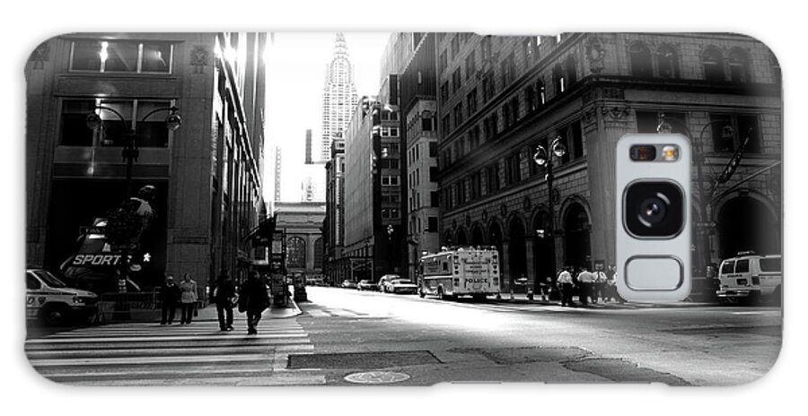 New York Galaxy Case featuring the photograph New York, Street by Edward Lee