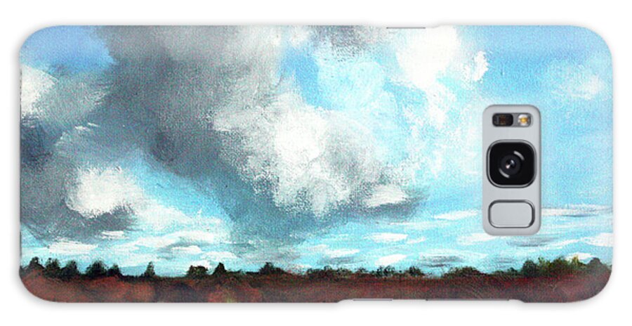 Landscape. Niagara Galaxy Case featuring the painting Niagara Sky #1 by Sarah Lynch