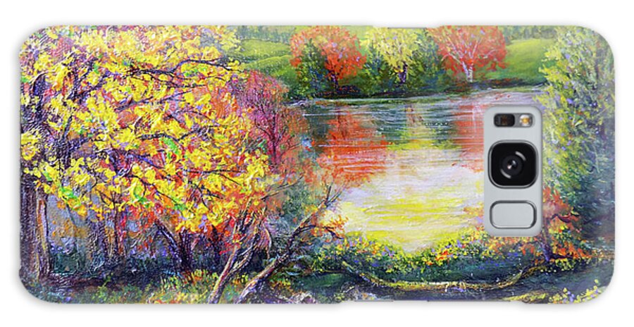 Nixon Galaxy Case featuring the painting Nixon's A Glorious View Of Fall by Lee Nixon